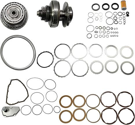 JF015E Transmission Master Rebuild Kit & Pulley Set Replacement for Nissan