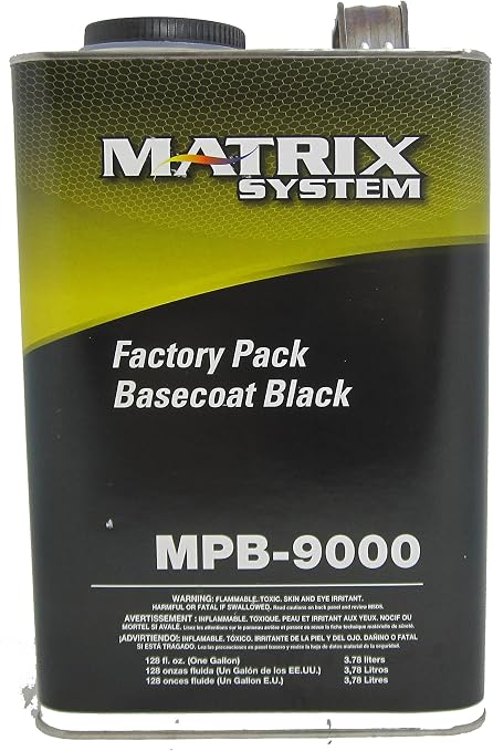 Matrix MPB-9000-G Factory Pack Basecoat Black Toner Gallon