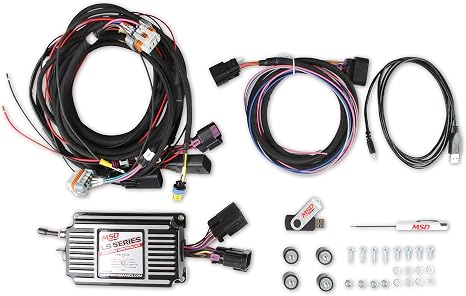 MSD 60143 Ignition control, timing/rev LS, Black