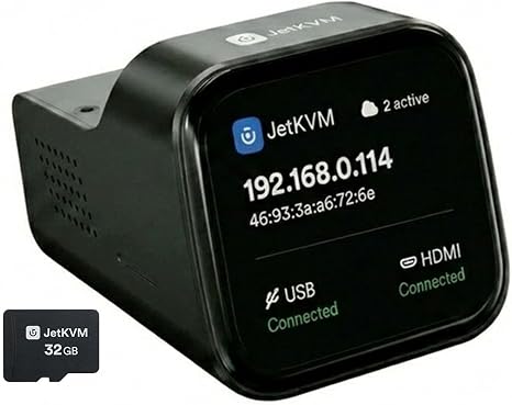 JetKVM IP KVM,Jet KVM Over IP, Ethernet IPKVM,Control Any Computer Remotely