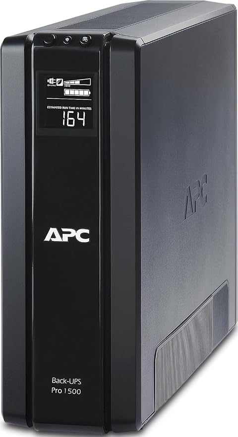 APC 1500VA/900W Back-UPS Pro UPS Battery Backup for Home Office Electronics