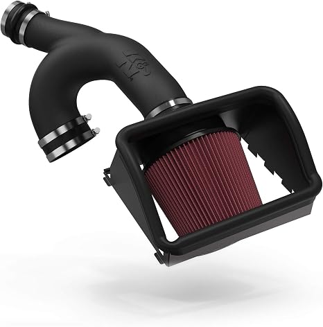 K&N Cold Air Intake System: High-Flow Air Filter, Increase Performance & Towing: Compatible with 2015-2026 FORD: F150 V6 2.7L, 63-2593