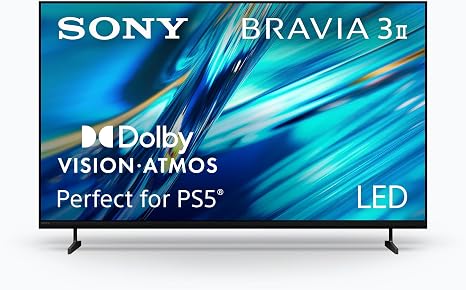 Sony 43 Inch BRAVIA 3 II LED 4K HDR Smart Google TV with Gemini K-43XR30M2 | XR Processor with AI Technology, Dolby Vision/Atmos, 120Hz Refresh Rate, 4K movie credits included, 4xHDMI 2.1, PS5 Features