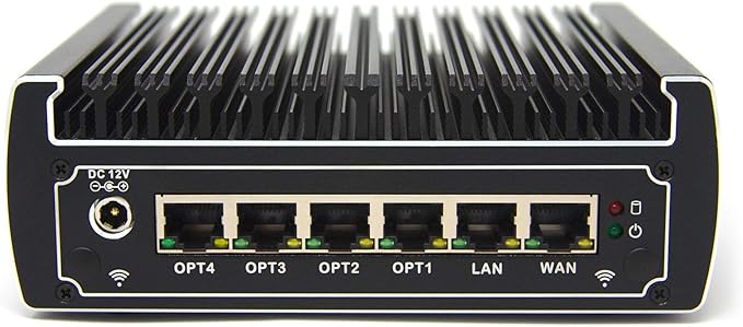 Protectli Vault FW6A - 6 Port, Firewall Micro Appliance/Mini PC - Intel Dual Core, AES-NI, Barebone