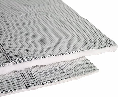 Heatshield Products 175115 Heatshield Armor 1/2" Thick x 18" Wide x 10' Long Exhaust Pipe Heat Shield,Silver/Aluminum