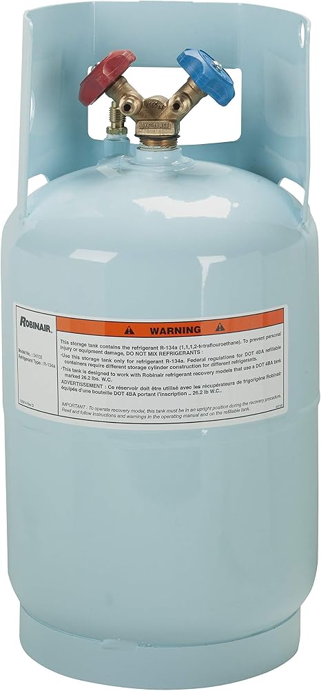 Robinair 34102 Empty 30 lb. Refrigerant Tank for R-134a