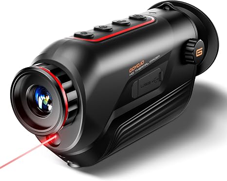 GOYOJO G215 Thermal Imaging Monocular for Hunting, 256x192 (50Hz) Infrared Night Vision Telescope, 15mm Focal Lens Thermal Scopes for Outdoor Night Vision Camera Telescope