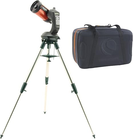Celestron NexStar 4SE Maksutov-Cassegrain Telescope Bundle | & Case, Plössl/Kellner