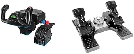 Logitech G Pro Flight Yoke System + Pro Flight Rudder Pedals Bundle