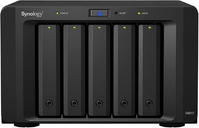 Synology 5bay Expansion Unit DX517 (Diskless) 157 mm x 248 mm x 233 mm