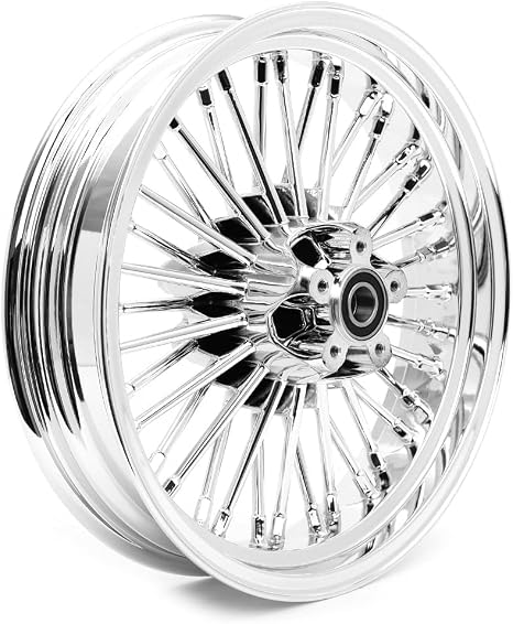 TOFR 16x3.5 Rear Fat Spoke Chrome Wheel For Harley Touring Baggers 84-08