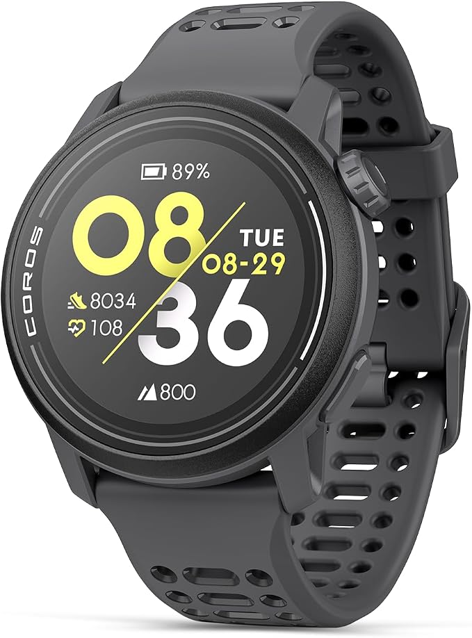 COROS PACE 3 GPS Sport Watch, Lightweight Running Watch- Black Silicone | 17-Day Battery Life,Accurate GPS, Heart Rate Monitor, Navigation, Sleep Tracking , Training Plan, Run, Bike, and Ski