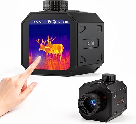 B210AL 2.16" Touchscreen Thermal Monocular, 656 YD Target Ranging | 256×192 Night Vision Scope, 2.16"Touchscreen, Hunting & Outdoor Rescue, IP65