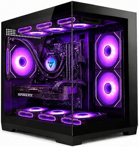 Gaming PC Desktop Computer RTX 4060, i7-11700F, 16GB DDR4 RAM