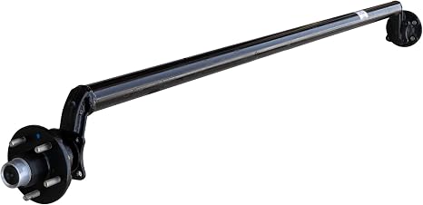 3.5k TK Trailer Axle - 3500 lb Idler - (4" Drop), 73/00 (Loose Spring Seats) / 5x4.5 Bolt Pattern