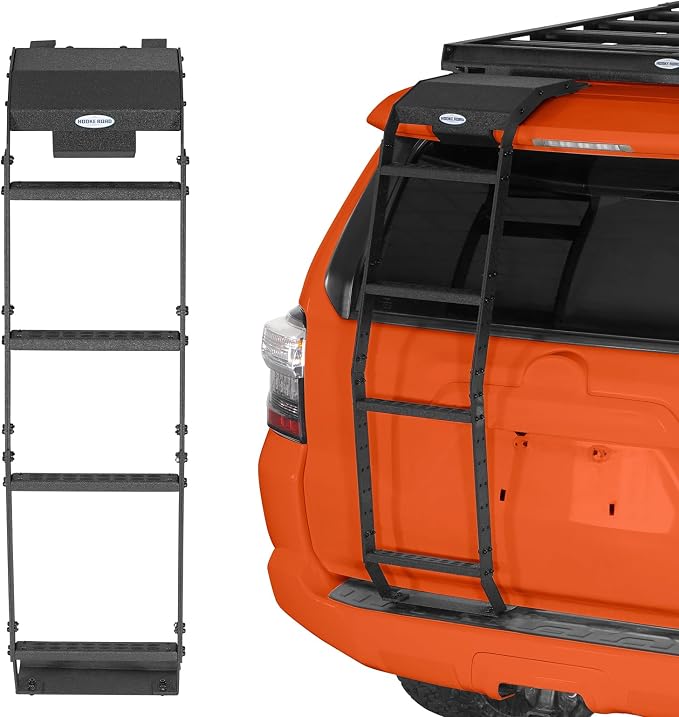 Hooke Road 4Runner Rear Hatch Ladder for 2010-2024 Toyota 4Runner 5th Gen