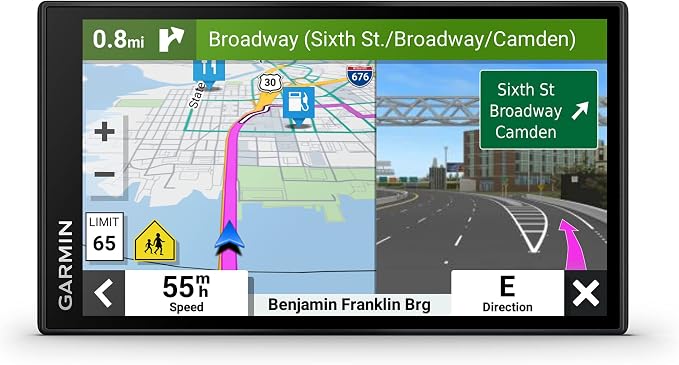 Garmin DriveSmart 66, 6-inch Car GPS Navigator with Bright, Crisp High-Resolution Maps and Garmin Voice Assist