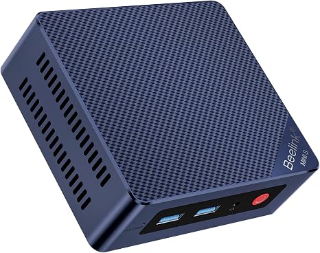 Beelink MINI S13 Mini PC with N150 Processor, 16G DDR4 500G SSD W11 Home | WiFi6+BT5.2+Dual 2.5G LAN Business Mini Computer, Win11 Home Small PC for Daily Work/HTPC/Home Server Micro PC