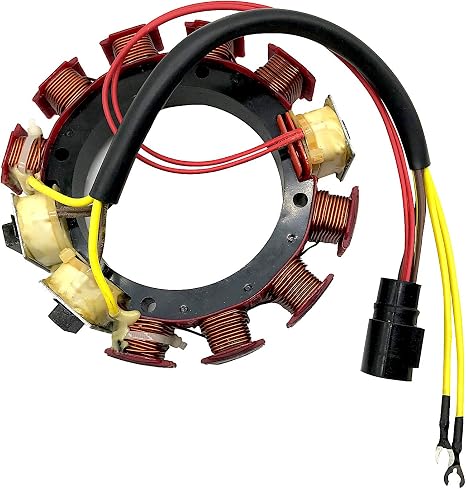 Stator for Johnson Evinrude XP 173-4292 Outboard 150,155,175 HP 583710 763764 584292 1989-1992 35-Amp 6-Cylinder 2-Stroke