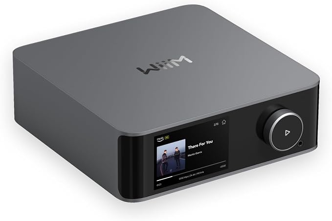 WiiM Ultra Hi-Res Music Streamer with Touchscreen & ESS DAC, Space Gray