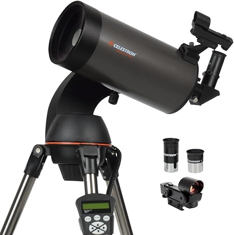 Celestron NexStar 127SLT Maksutov-Cassegrain Computerized GoTo Telescope | Sharp High-Contrast Moon & Planet Views, Easy-to-Use SkyAlign Technology, Great for Backyard Stargazing & Camping, Portable