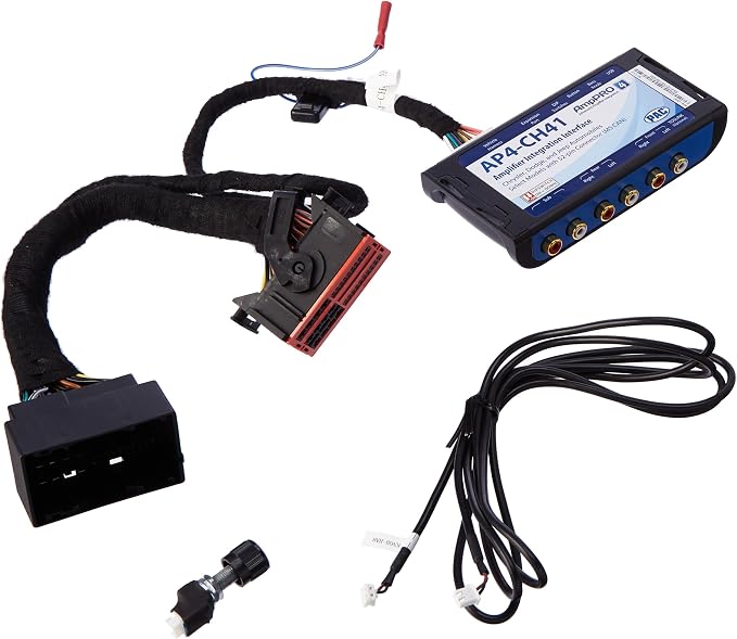 PAC AP4-CH41 (AP4CH41) Amppro power adapter Compatible with 2013-2017 Chrysler Dodge Jeep Vehicles