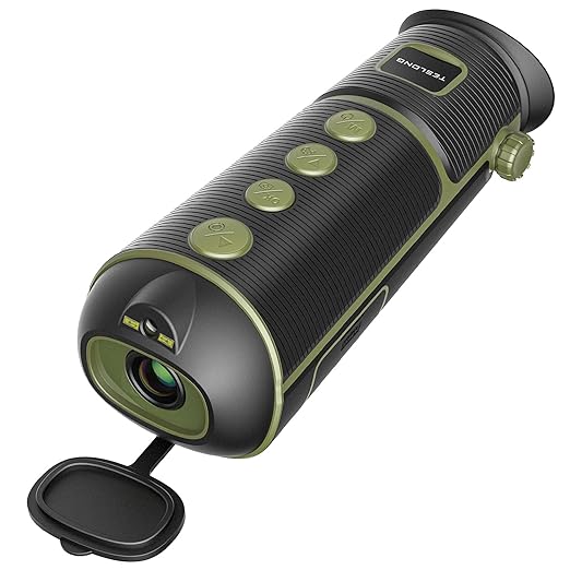Teslong TTS260 Thermal Monocular 256 x 192, Super Resolution 512 x 384 | 12mm Lens, 25Hz Refresh Rate, 10H Battery Life, 8 Color Palettes, Thermal Imaging Monocular for Hunting Wildlife Observation