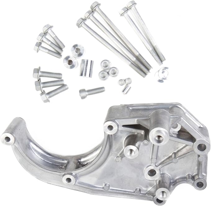 Holley 20-134 LS A/C Accessory Drive Bracket - Fits Sanden SD508 or SD7 Comp.