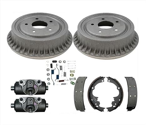 Replacement Parts For Chevrolet S10 Rear Wheel Drive Pickup 1992 1993 1994 1995 1996 1997 1998 1999 2000 2001 2002 Brake Rear Brake Drums Brake Shoes Springs Wheel Cylinder
