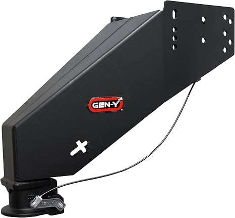 GEN-Y Hitch Fifth Wheel to Gooseneck Static Pin Box with SnapLatch Coupler, 30,000 Towing Capacity, 6,500 Tongue Weight, Fits Lippert 1621, 1116, & 1716 Frames