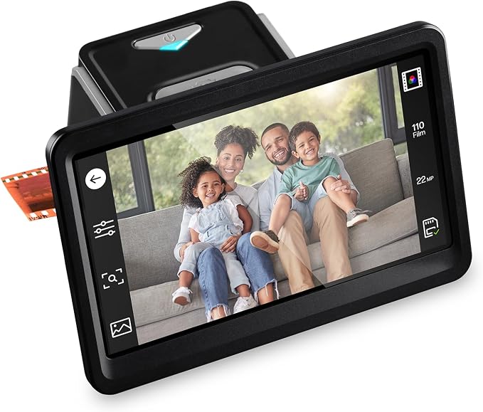 HP Film & Slide Scanner, 7" Touchscreen, 13MP/22MP, No PC Required