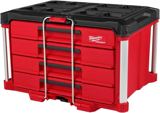 Milwaukee Packout 4 Drawer Tool Organizer Box - 48-22-8444