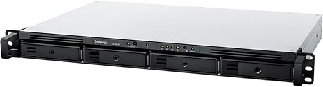 Synology 4-Bay Rackmount NAS RackStation RS422+ (Diskless),Black