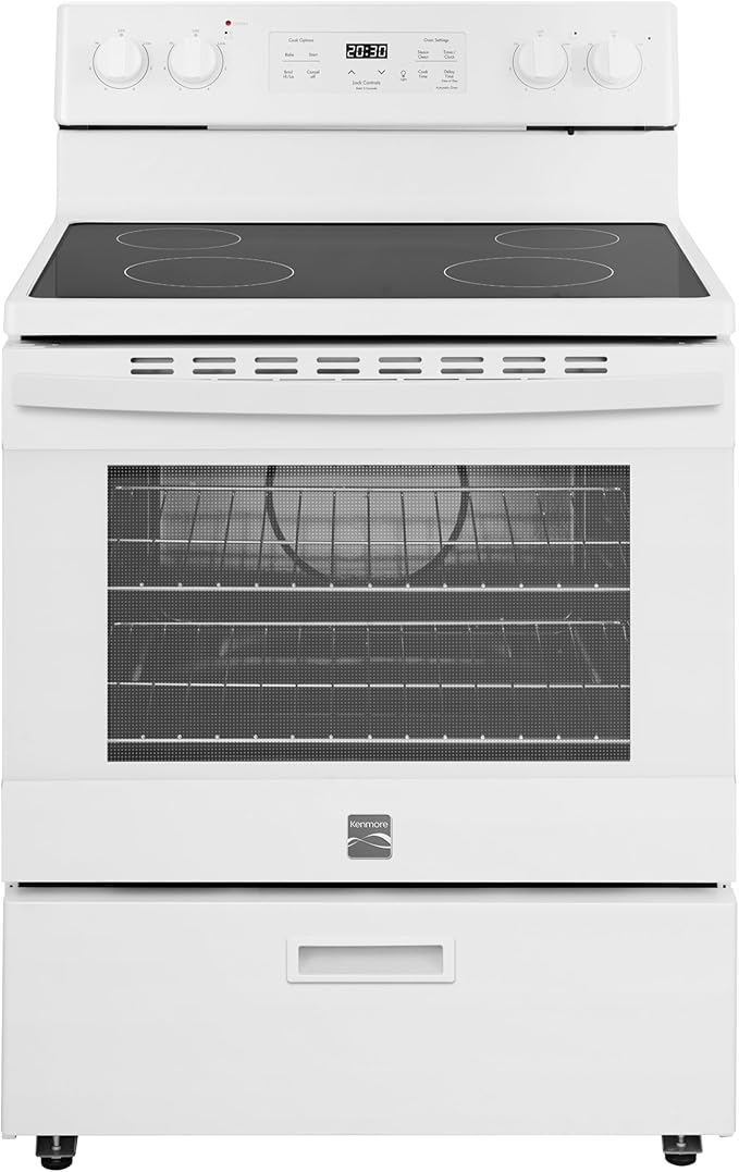 Kenmore 5.2 cu ft. Rear Control Electric Range - White