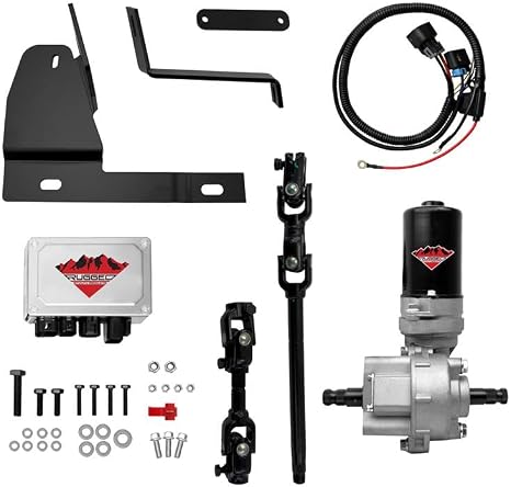 Rugged ATV UTV Products Electric Power Steering Kit for 2005-2016 John Deere Gator HPX 4x4