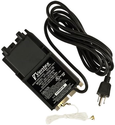Ventex VT12030-120 - Indoor Neon Transformer - Generation III - 100 to 12,000 Volt (Peak to Peak)- 30 mA - 120 Volt Input - Pull Chain Switch