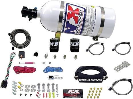Nitrous Express 20933-10 GM LS Plate System w/10 lb. Bottle/Brackets 102mm 50-400 HP GM LS Plate System