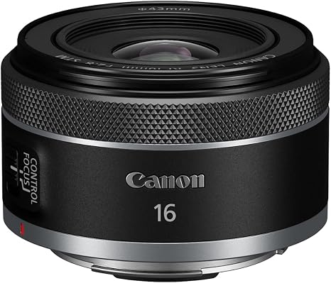 Canon RF16mm F2.8 STM Lens, Ultra Wide-Angle, Fixed Focal Length Prime Lens, Compatible with EOS R Series Mirrorless Cameras, Black | Compatible with EOS R Series Mirrorless Cameras, Ultra Wide-Angle, Fixed Focal Length Prime