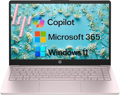 HP 14" Laptop 2026 Edition, Intel Processor, 8GB RAM, 128GB Storage