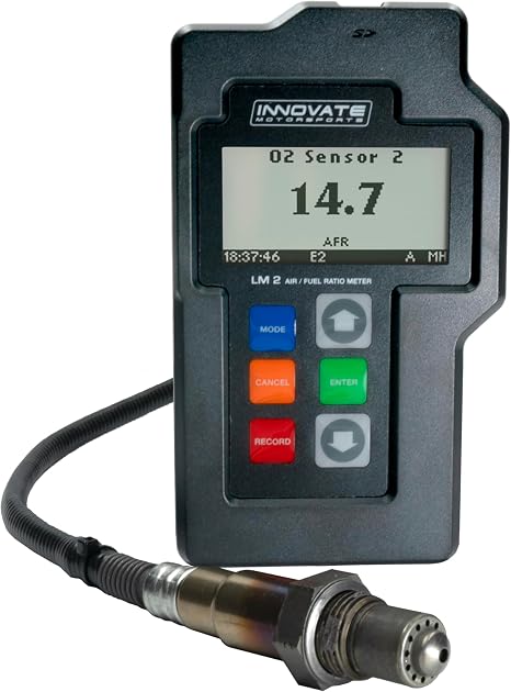 Innovate Motorsports (3837) LM-2 (BASIC) Digital Air/Fuel Ratio Wideband Meter incl. Bosch LSU 4.9 , Black