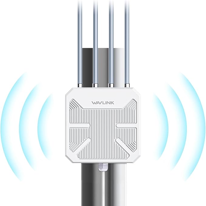 2026 WAVLINK AX1800 Outdoor WiFi 6 Extender Long Range, IP67 Weatherproof