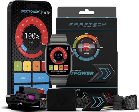 Faaftech SP02 Shiftpower 4.0+ Throttle Response Controller for Select 2011+ Buick, Chevrolet, Chrysler, GMC, Jeep, Fiat. Check Compatibility in Product Details.