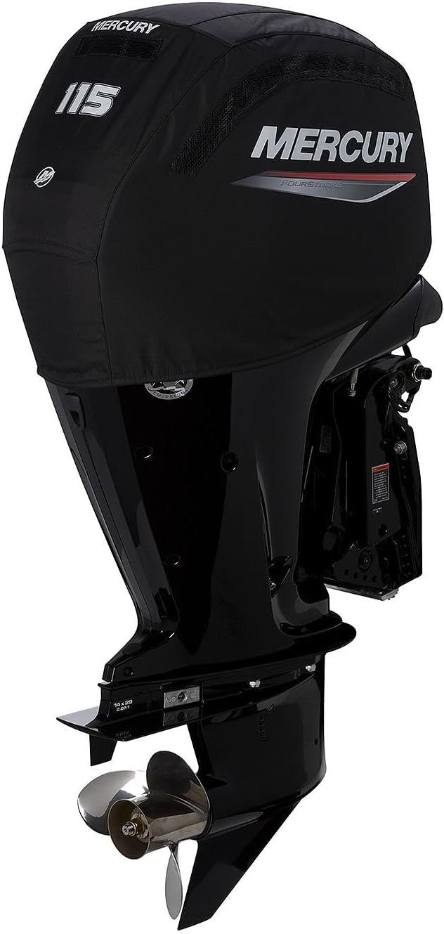 MERCURY Marine Vented Outboard Engine Splash Cover, Black or White, 40-600hp