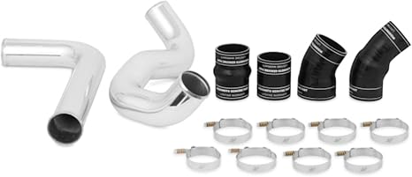 Mishimoto MMICP-F2D-03BK Intercooler Pipe Kit, Compatible with Ford Powerstroke 6.0L, 2003-2007, Black