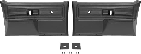HECASA Pair Door Panels Compatible with 1977-1980 Chevrolet Chevy GMC Truck