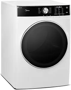 Midea MLE45N1AWW Front Load Electric Dryer Matching 8.0 Cu.ft White