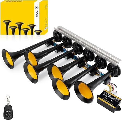 FARBIN Musical Air Horn 36 Melodies Music Horn Switchable by Controller