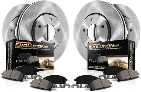 PowerStop Z17 Replacement Brake Pad & Rotor Kit Front & Rear KOE6560