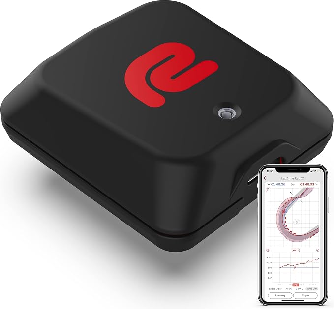Mini GPS Based Performance Meter Box 25Hz - Car and Motorcycle Lap Timer and Drag Meter with Mobile App - Vehicle Racing Timing System