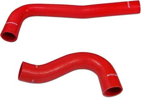 Mishimoto MMHOSE-RAM-03DRD Silicone Radiator Hose Kit Compatible With Dodge Ram Cummins 5.9 6.7 2003-2009 Red